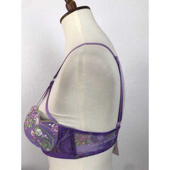 Savage x Fenty Lingerie Bohemian Cage Floral Embroidered Bra - Picture 9 of 11